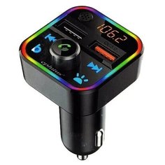 FM- трансмиттер Eplutus FB-13 Bluetooth, Handsfree (30w) светодиодная RGB подсветка