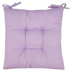 "Подушка на стул Guten Morgen, Violet, без рисунка, фиолетовый ; Размер: 40 х 40"