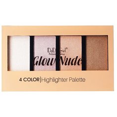 DoDo Girl Палетка хайлайтеров для лица Glow Nude, 01