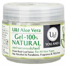 Гель алоэ вера натуральный (для кожи лица и тела) 100 г U&I