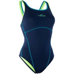Купальник Decathlon Kamiye+, размер M-L (42), сине-зеленый