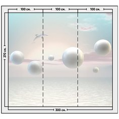Фотообои / флизелиновые обои 3D жемчуг и дельфин 3 x 2,7 м Photostena