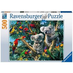 Пазл Ravensburger 500 деталей: Коалы на дереве