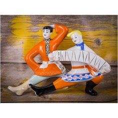 Фарфоровая скульптура "Русский перепляс". Полонский ЗХК