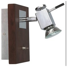 Спот CHERRY-1 хром/вишня 1хGU10x50W Powerlight