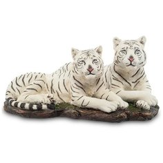 Статуэтка Белые тигры Размер: 31*24*14,5 см Veronese