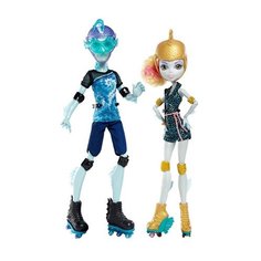 Набор кукол Monster High Лагуна Блю и Гил Вебер на роликах, 26 см, CJC47