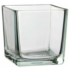Стеклянная ваза лотти, прозрачная, 14х14х14 см, Edelman