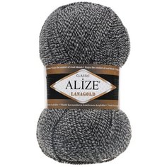 Пряжа для вязания Ализе LanaGold (49% шерсть, 51% акрил) 5х100г/240м цв.601 Alize