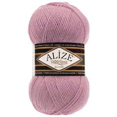 Пряжа для вязания Ализе Superlana klasik (25% шерсть, 75% акрил) 5х100г/280м цв.295 розовый Alize