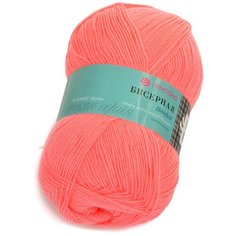 Пряжа Пехорка Бисерная цв.378 герань