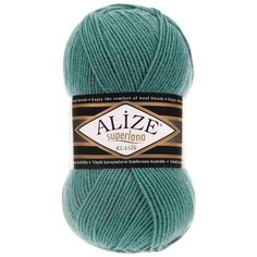 Пряжа для вязания Ализе Superlana klasik (25% шерсть, 75% акрил) 5х100г/280м цв.164 лазурный Alize