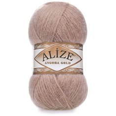 Пряжа для вязания Ализе Angora Gold (20% шерсть, 80% акрил) 5х100г/550м цв.542 кора Alize