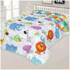 Одеяло- покрывало Веселый зоопарк 150*215 Артпостель