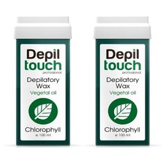 Комплект Воск Хлорофилл в картридже Depiltouch 100 мл. х 2 шт.