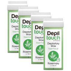 Комплект Воск Розмарин в картридже Depiltouch 100 мл. х 4 шт.