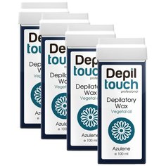Комплект Воск Азулен в картридже Depiltouch 100 мл. х 4 шт.