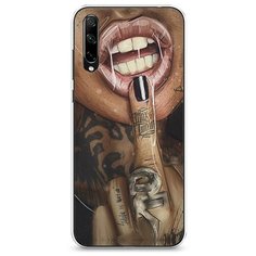 Силиконовый чехол "Девушка с татуировками" на Honor 30i / Хонор 30i Case Place