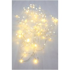 Гирлянда Globo Lighting Нить Venuto 29950-100, 990 см, 100 ламп, теплый белый/белый провод