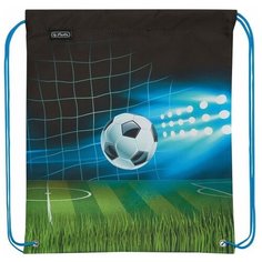 Herlitz Мешок для обуви Soccer 2020 50026425, черный/зеленый