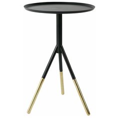 Столик Elia черный Dutchbone