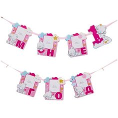 Гирлянда Me to You "Мне 1 год" девочка, 15 х 16 см 3844928