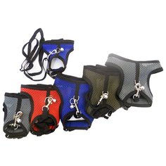 Данко Шлейка с поводком для маленьких животных, сетка, с бубенчиком, Данко, №2, 15-20 см