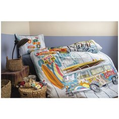 Комплект детского постельного белья Issimo Home "Peace", 1,5 - спальный, Ранфорс - 1,5 спальный - 160x220 (1 шт.) - 160x240 (1 шт.) - 50x70 (1 шт.)