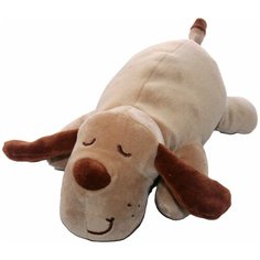 Мягкая игрушка СмолТойс "Собачка Лежебока" длина 35 см бежевый