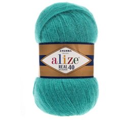 Пряжа для вязания Ализе Angora Real 40 (40% шерсть, 60% акрил) 5х100г/480м цв.570 св. изумруд Alize