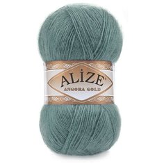 Пряжа для вязания Ализе Angora Gold (20% шерсть, 80% акрил) 5х100г/550м цв.164 лазурный Alize