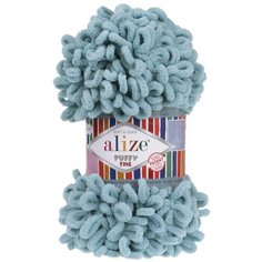 Пряжа для вязания Ализе Puffy Fine (100% микрополиэстер) 5х100г/14м цв.414 Alize