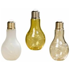 Лампа люсьёль, стекло, 15 тёплых белых микро LED-огней, 19х9 см, разные модели, Boltze