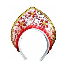 Кокошник сказочный, детский, 20х5х23 см, Новогодняя сказка