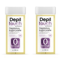 Комплект Сахарная паста для депиляции №0 Бандажная в карт. Depiltouch professional 100 мл. х 2 шт.