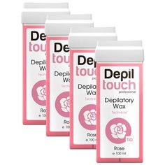 Комплект Воск Роза в картридже Depiltouch 100 мл. х 4 шт.