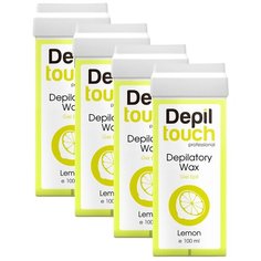 Комплект Гелевый воск Лимон в картридже Depiltouch 100 мл. х 4 шт.