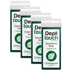 Комплект Воск Хлорофилл в картридже Depiltouch 100 мл. х 4 шт.