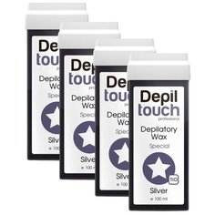 Комплект Воск Серебро в картридже Depiltouch 100 мл. х 4 шт.