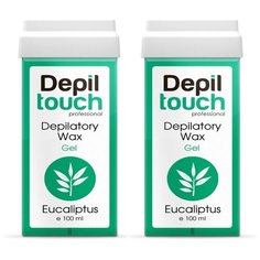 Комплект Гелевый воск Эвкалипт в картридже Depiltouch 100 мл. х 2 шт.