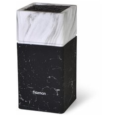 Подставка для хранения ножей 11x11x23см, цвет мрамор (пластик) Fissman