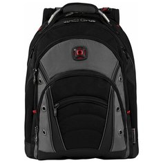 Рюкзак WENGER 16, черный/серый, полиэстер/ПВХ, 36 x 26 x 46 см, 26 л