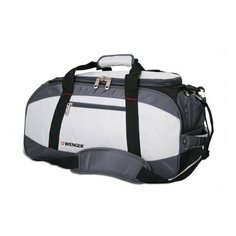 Сумка спортивная WENGER, серый/чёрный, полиэстер 1200D, 52х25х30 см, 39 л