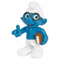 Фигурка Schleich Смурфик умный с книгой 20734, 5.5 см