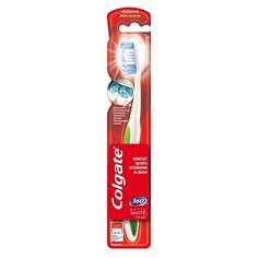 COLGATE Зубная щетка COLGATE 360 optic white отбеливающая средней жесткости 1 шт