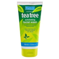 Beauty Formulas гель для лица Чайное дерево Tea Tree Exfoliating Facial Wash, 150 мл