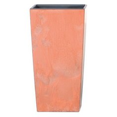 Кашпо для цветов Prosperplast Urbi Square Effect 91,5+37л, терракотовый