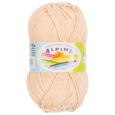 Пряжа Alpina "MISTY" 70% хлопок, 30% шерсть №11 персиковый - 10 мотков по 50 г