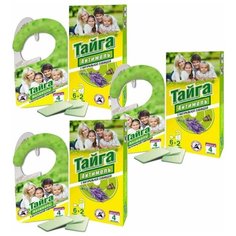 Комплект Подвесной блок для защиты от моли Антимоль Тайга 2 вешалки + 6 пластин х 3 шт.