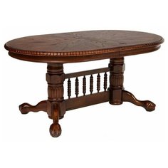 Стол Tetchair Oakland SWC (4296-SWC) HN GLAZE овальный раскладной
